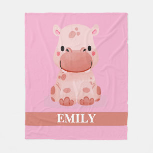 Deken met eigen naam fleece