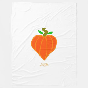 Deken van de Vacht van het Hart van de pompoen de