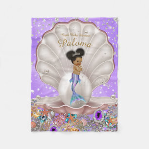 dekens, baby shower, meisje, prinses, fleece deken