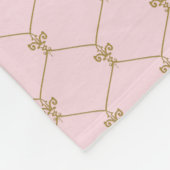 dekens, baby shower, meisje, prinses, fleece deken (Hoek)