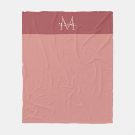 Dekens Elegant Moderne Monogram Aangepaste Sjabloo (Voorkant)