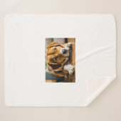 Dekens met hond (Voorkant (horizontaal))