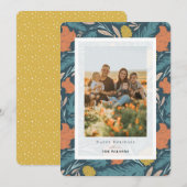 Dekhoorn en Pinecone kerstfeestdag - Fotokaart Kaart (Voorkant / Achterkant)