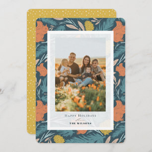 Dekhoorn en Pinecone kerstfeestdag - Fotokaart Kaart