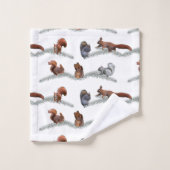 Dekhoorn Frenzy Bathroom Towel Set Bad Handdoek (Wasdoekje)