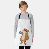 Dekhoorn Handbalspeler Handball Schort (Gedragen)