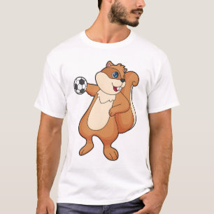 Dekhoorn Handbalspeler Handball T-shirt