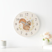 Dekhoorn wandklok grote klok (Huis)