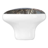 Dekhoornknobbels Keramische Knop (Zijkant)