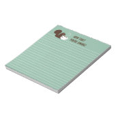 Dekhoornkoffie met  tekst notitieblok (Gedraaid)