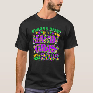 Dekken en lenen Het is een mardi gras-ding carnava T-shirt