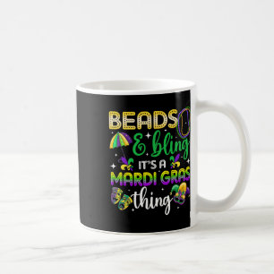 Dekken en lenen Het is een mardi gras-mannetje. Koffiemok