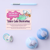 Dekking decoreren. Baken. Klassen. Lessen Flyer (Enkel)