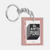 dekking in het matchbook We streven ernaar Sleutelhanger (Voorkant Links)