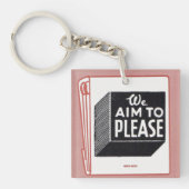 dekking in het matchbook We streven ernaar Sleutelhanger (Voorkant)