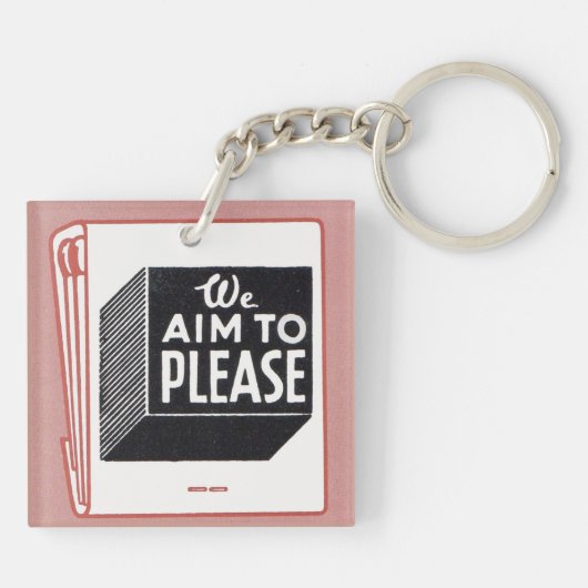 dekking in het matchbook We streven ernaar Sleutelhanger (Achterkant)