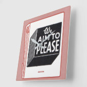 dekking in het matchbook We streven ernaar Vierkante Klok (Hoek)