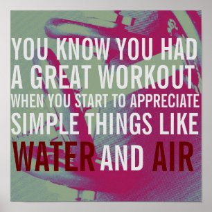 Dekking voor fitnessmotivatie poster