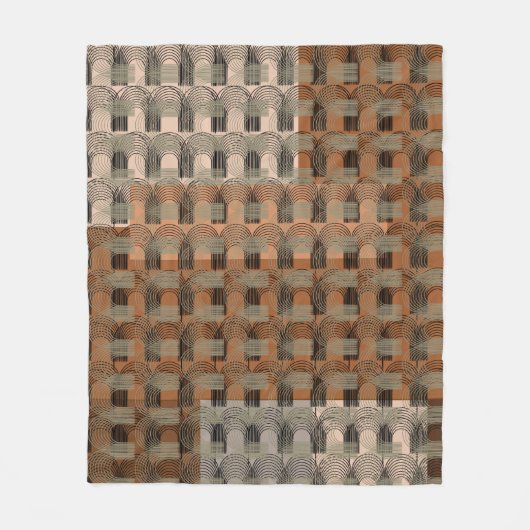 dekking "Warm Spectrum" Fleece Deken (Voorkant)