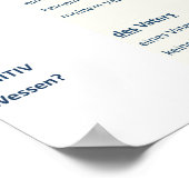 Deklination - Nomen (N-A-D-G / m-f-n-pl) Poster (Hoek)