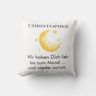 Dekokissen mit Name individuell Kussen