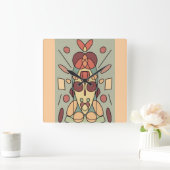 Dekokissen Vierkante Klok (Huis)