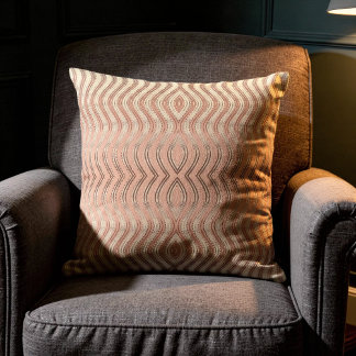 Dekokissen Wavy Japonica & Ivory & Burnt Maroon Kussen