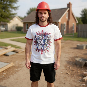 Dekoloniseer je geest (punten) t-shirt