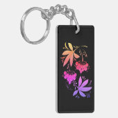 Dekorative Trauben und Blättern Sleutelhanger (Voorkant Links)