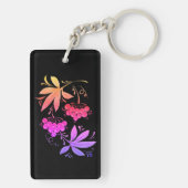 Dekorative Trauben und Blättern Sleutelhanger (achterkant)