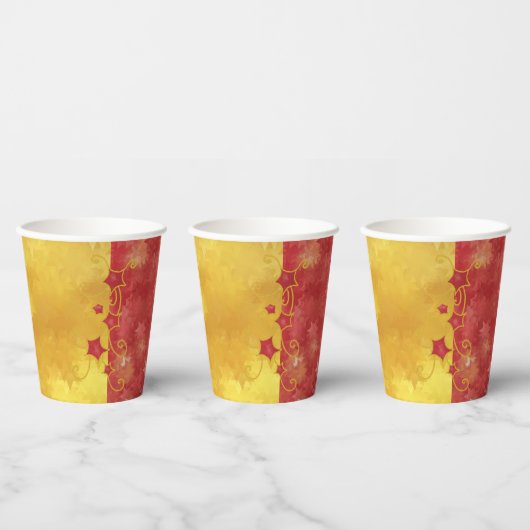 Dekostern  papieren bekers (Multi)