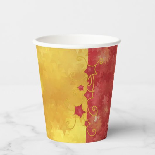 Dekostern  papieren bekers (Voorkant)