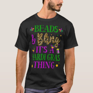 Deksel en gebllen is een mardi gras-ding carnaval t-shirt