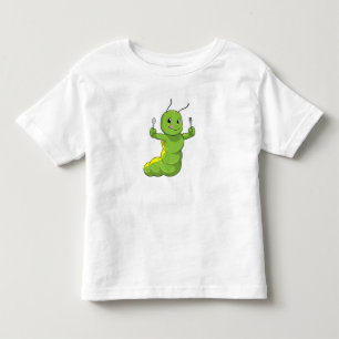 Deksel met spoon en vork kinder shirts