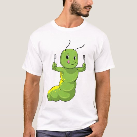Deksel met spoon en vork t-shirt (Voorkant)