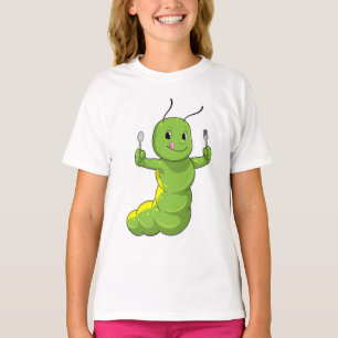 Deksel met spoon en vork t-shirt