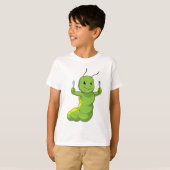 Deksel met spoon en vork t-shirt (Voorkant volledig)