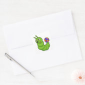 Deksel met waterpolo vierkante sticker (Envelop)