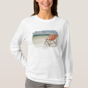 Deksel op het witte zand van de Samui-buis T-shirt