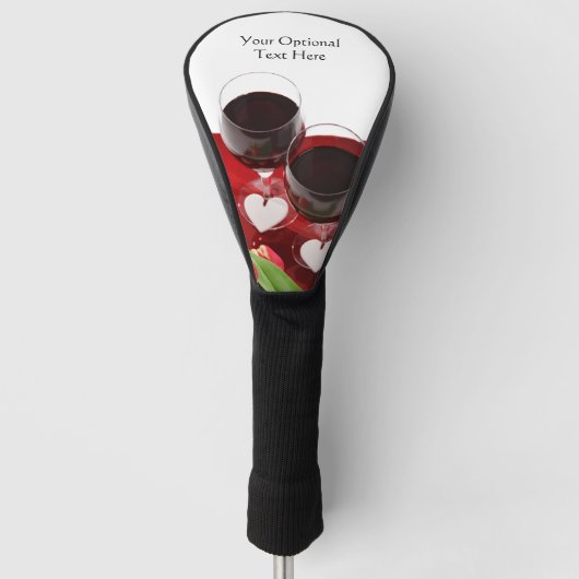 Deksel van aangepaste wijnovers golfheadcover (Voorkant)