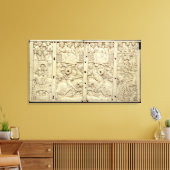 Deksel van een kast waarin een toernooi wordt afge canvas afdruk (Insitu (Woonkamer))