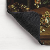 Deksel van juwelen op tafel muismat (Hoek)