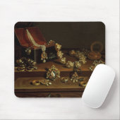 Deksel van juwelen op tafel muismat (Met muis)