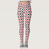 Deksel van kaartenpatroon leggings (Voorkant)
