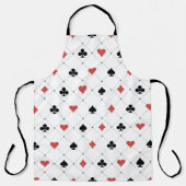 Deksel van kaartenpatroon schort (Voorkant)