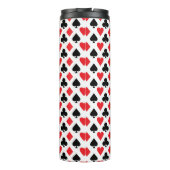 Deksel van kaartenpatroon thermosbeker (Achterkant)