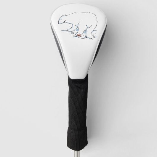Deksel van poolgolfbestuurder voor Beren Golfheadcover (Voorkant)
