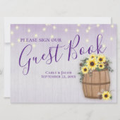 Deksel van zonnebloemen Gastteken (Voorkant)