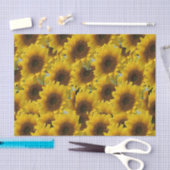 Dekselpapier zonnebloemen tissuepapier (Craft)