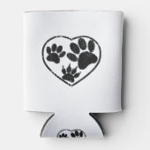 Deksels van rubber en van gesmeed haar blikjeskoeler (Voorkant)